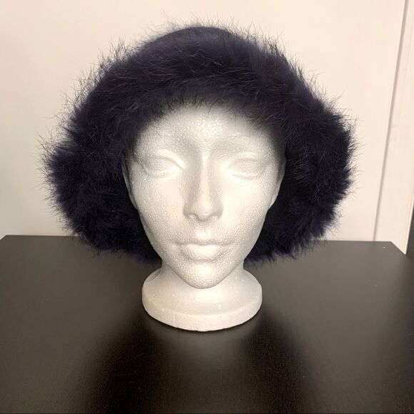 Rabbit hair / angora bucket hat - Picture 2 of 8